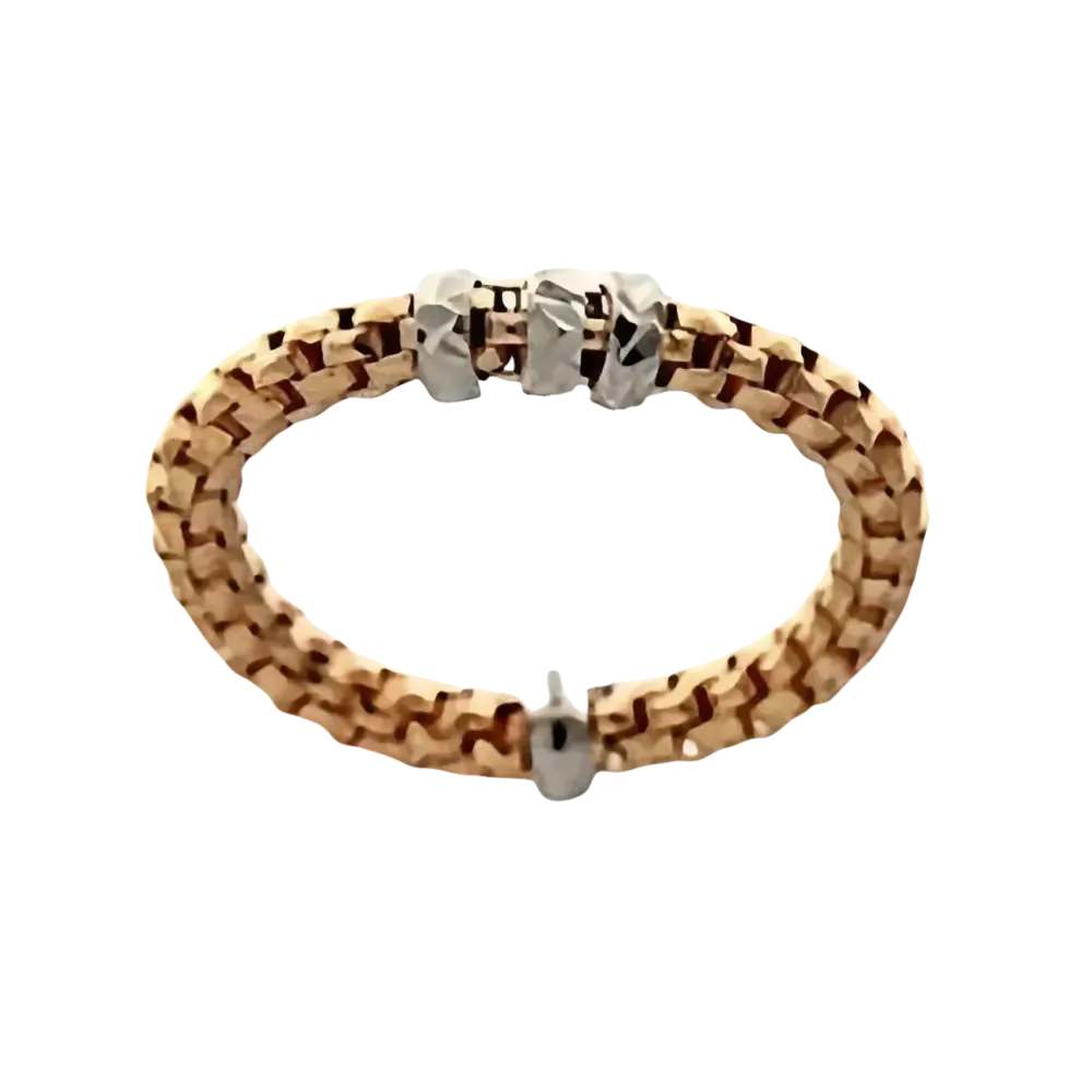 Anello Rockstar Estensibile Oro Rosa Anello