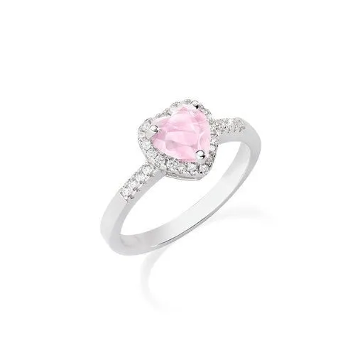 Anello Rodio Cuore dell'Oceano Rosa - ANTICBRO