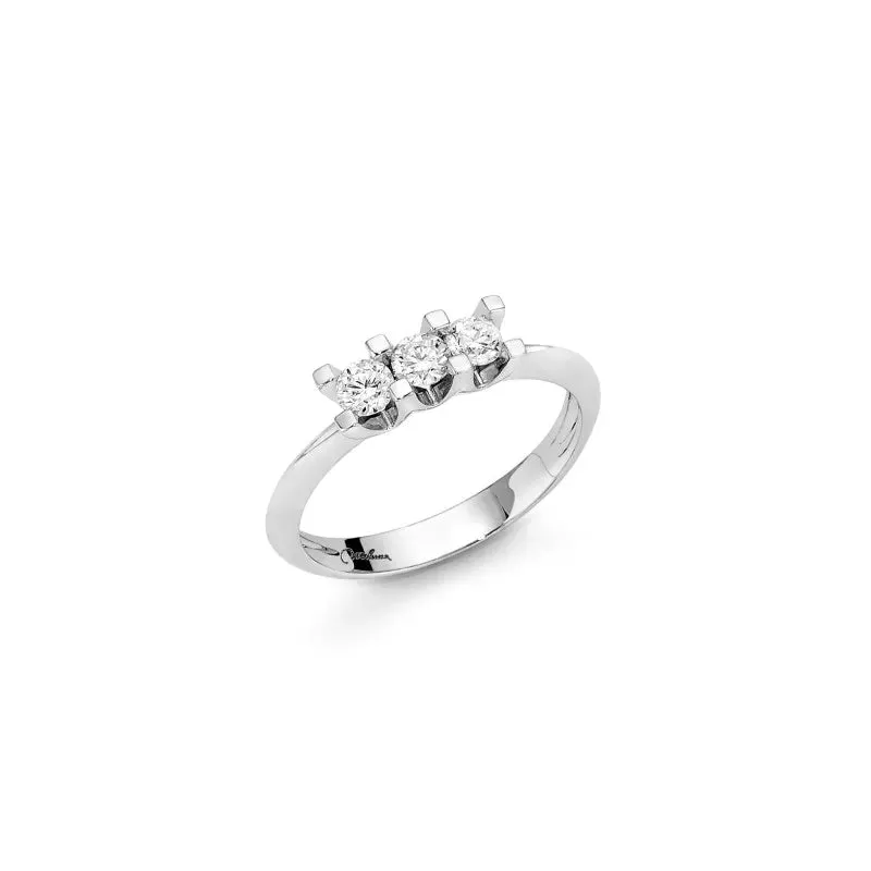 Anello donna trilogy Miluna LID3296 0,39ct