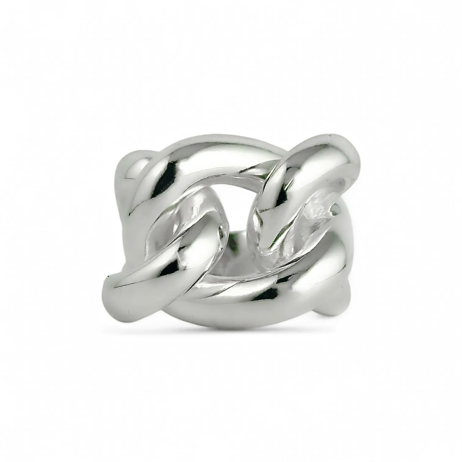 Anello unisex in argento modello groumette