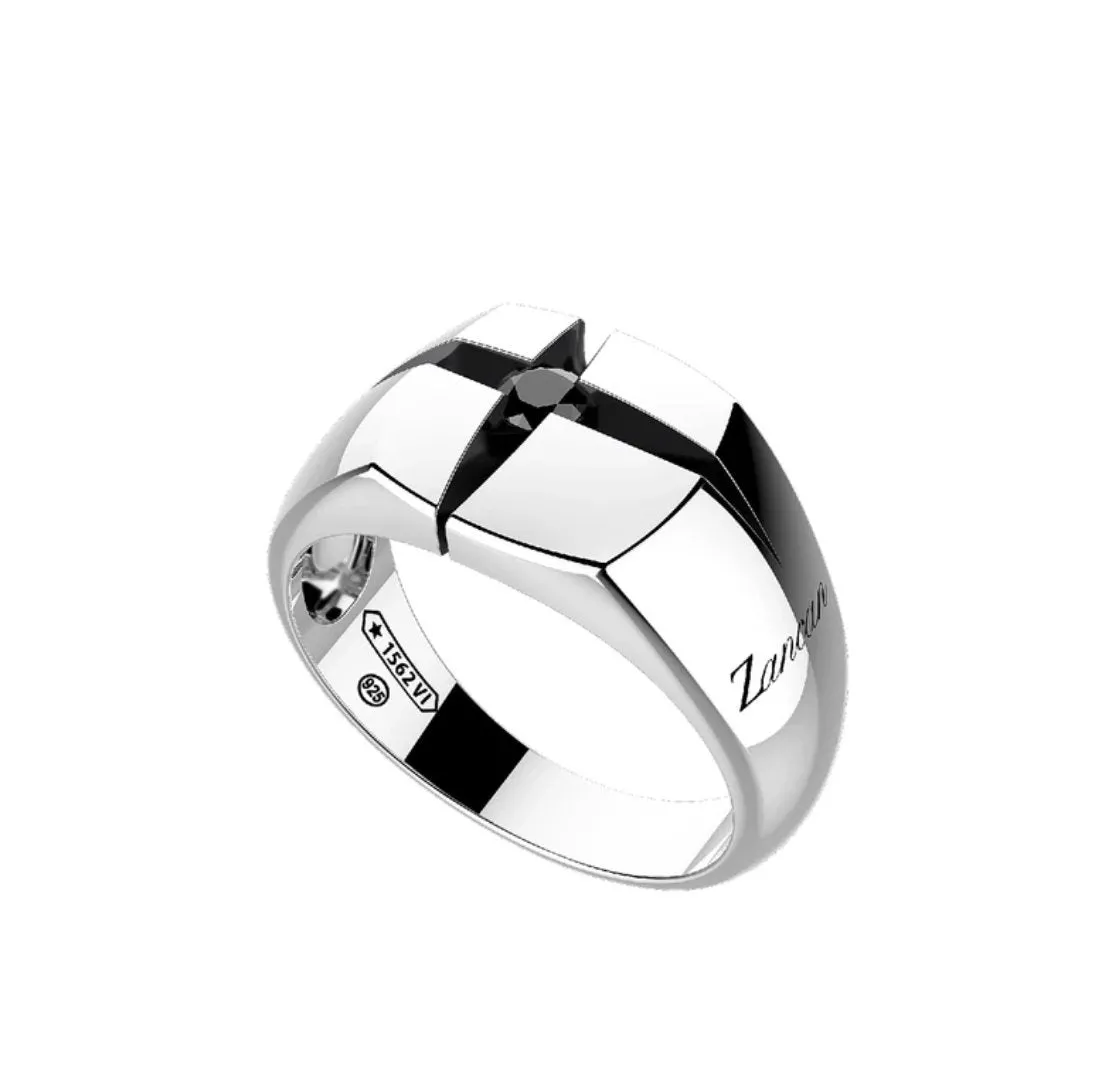 Anello Zancan da uomo in argento 925 - EXA164