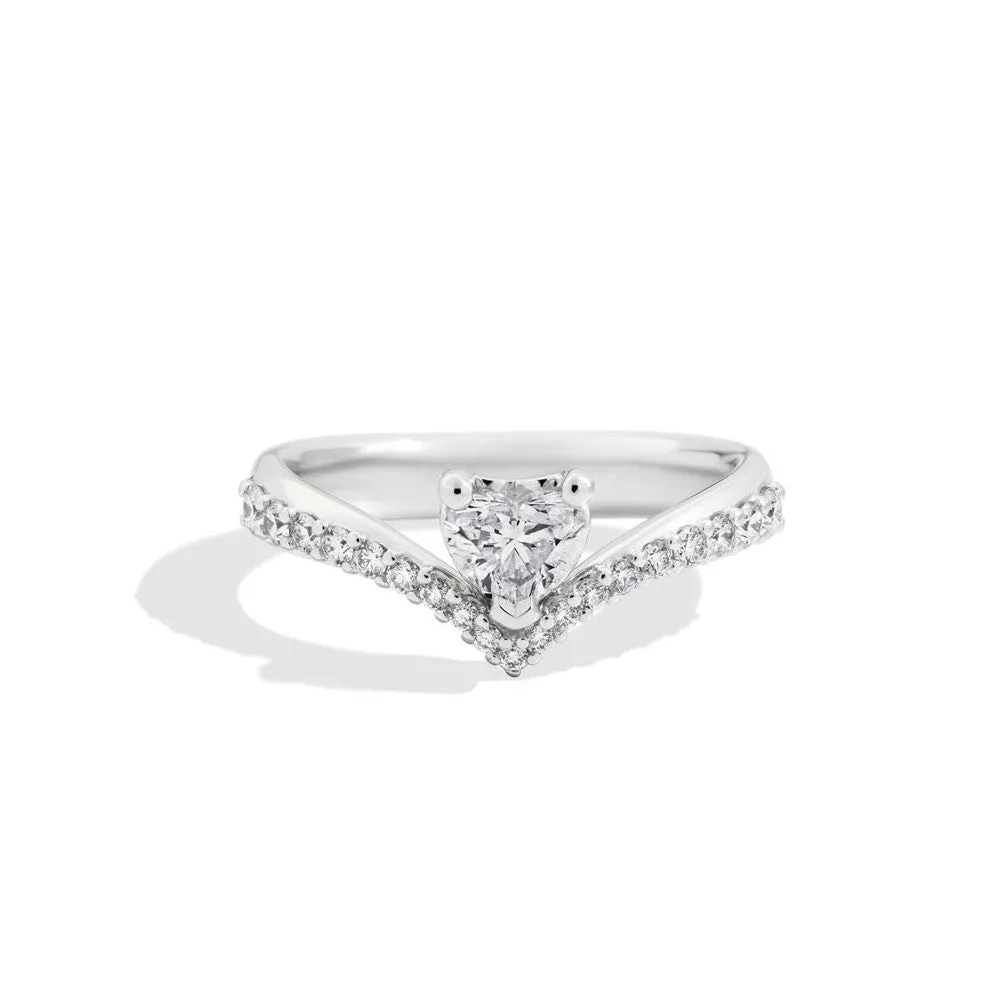 Recarlo Anello fantasia in oro bianco e diamanti