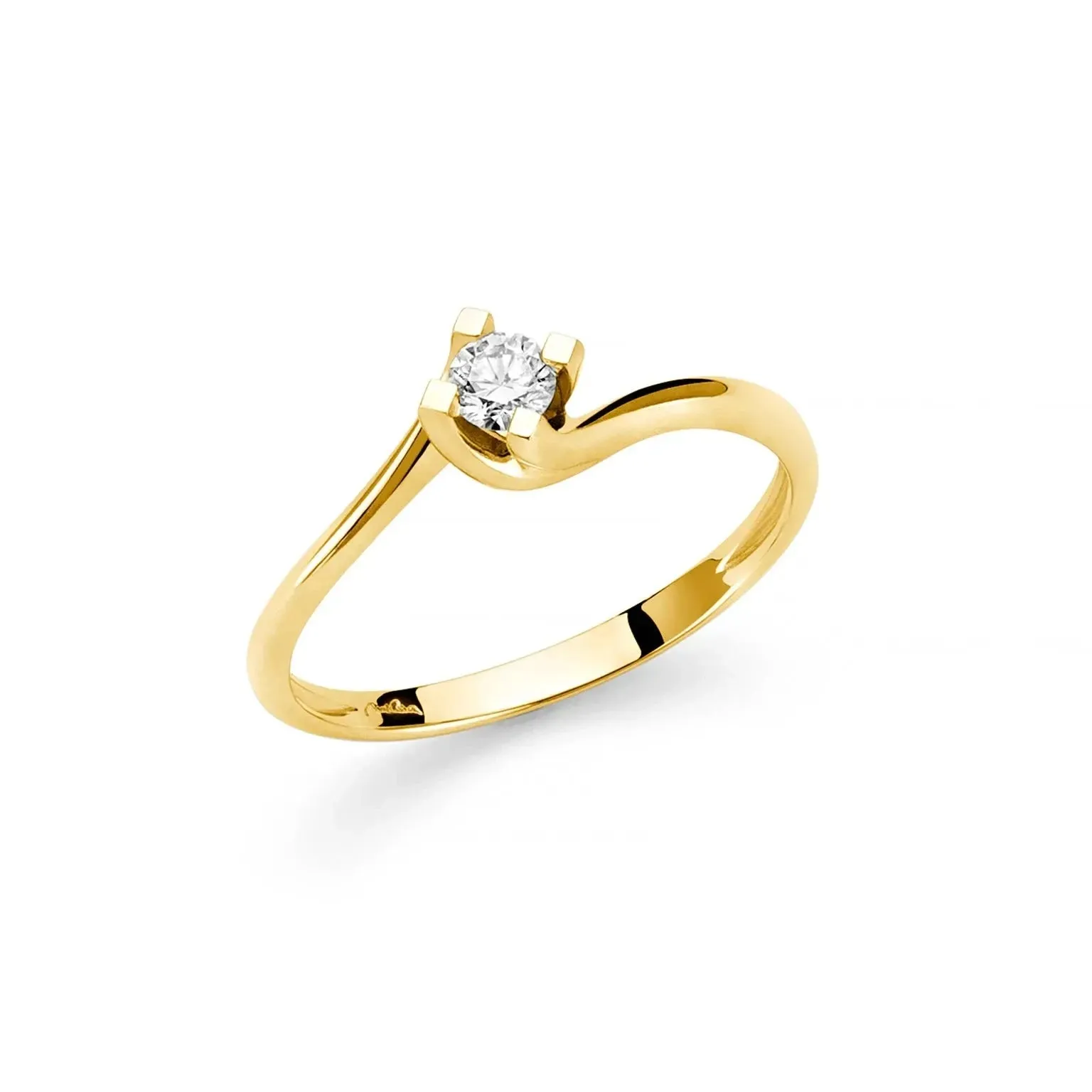 Anello donna Miluna Solitario LID5180G