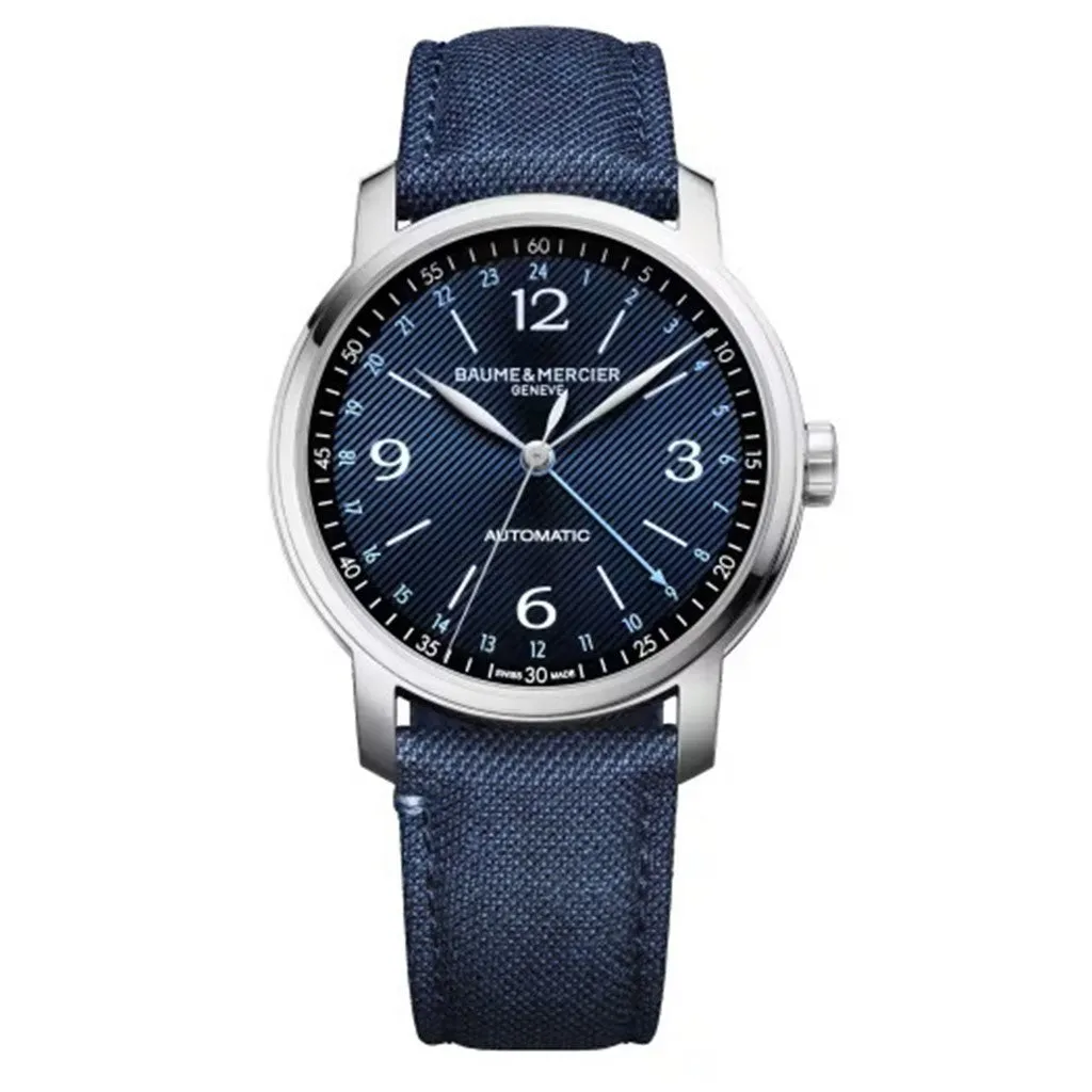 BAUME MERCIER CLASSIMA 42 MM DOPPIO FUSO ORARIO M0A10734