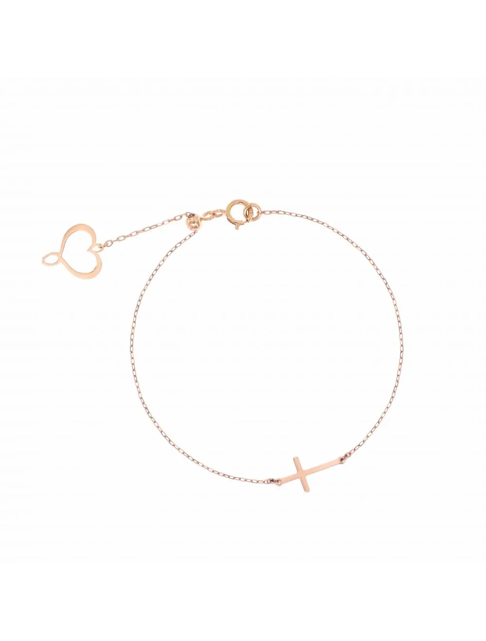 BRACCIALE 18KT CROCE bpaumc