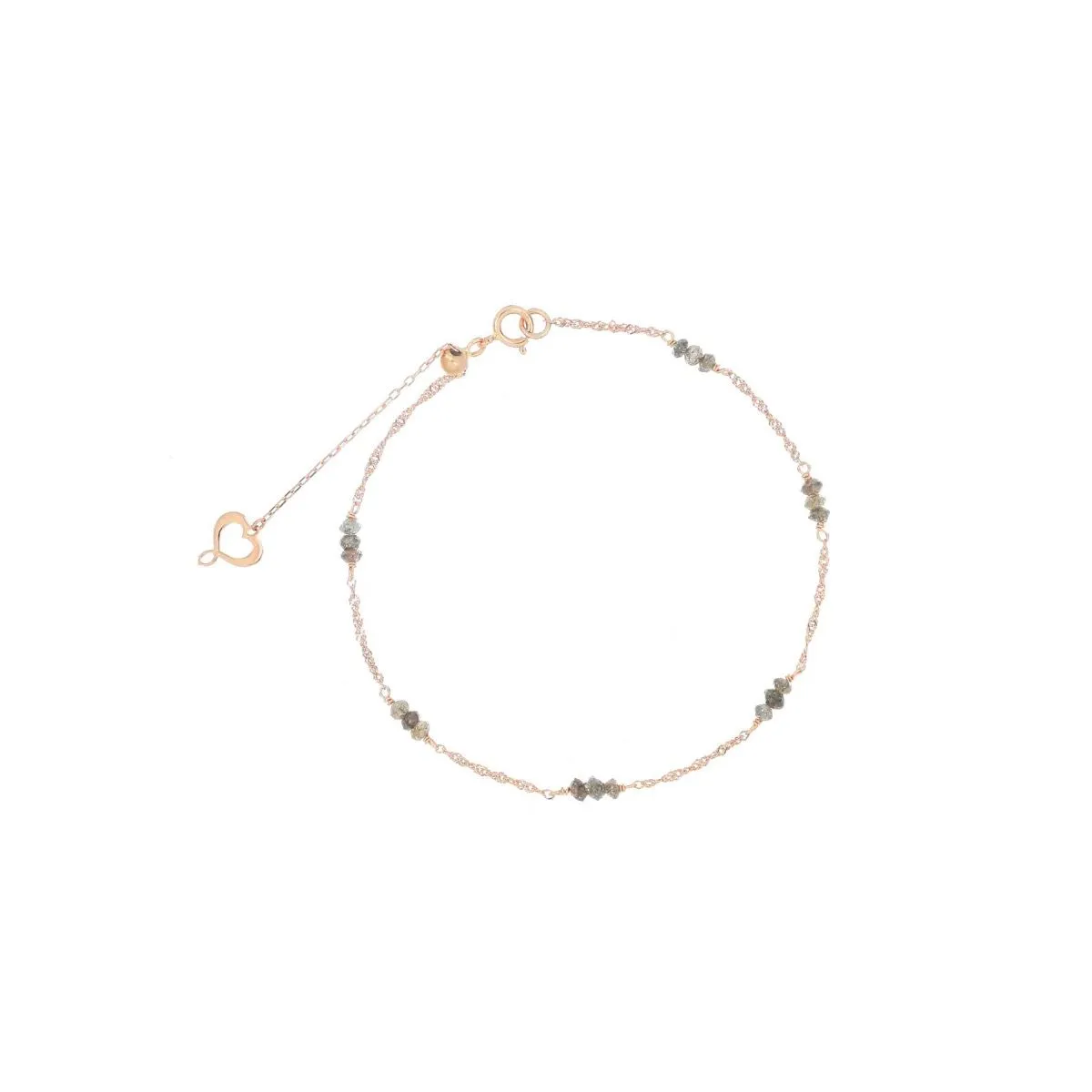 BRACCIALE 18KT DIAMANTE GRIGIO bpptadb