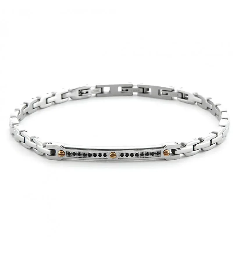 Bracciale uomo gioielli 4US Cesare Paciotti Tennis 4UBR6373