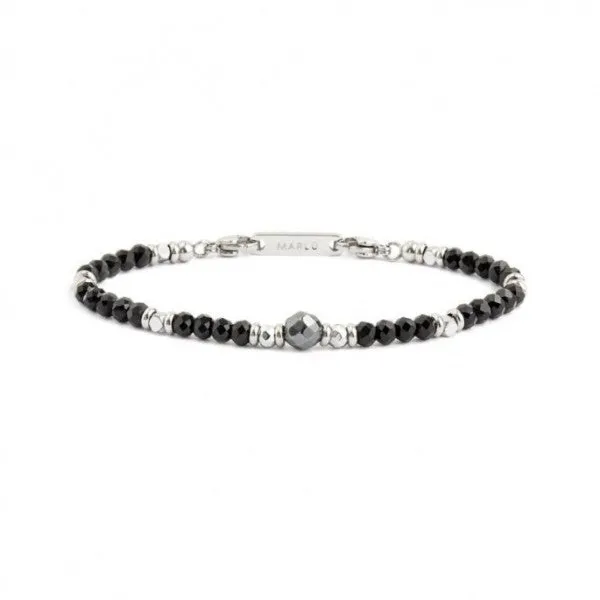 Bracciale Agata Nera Ed Ematite
