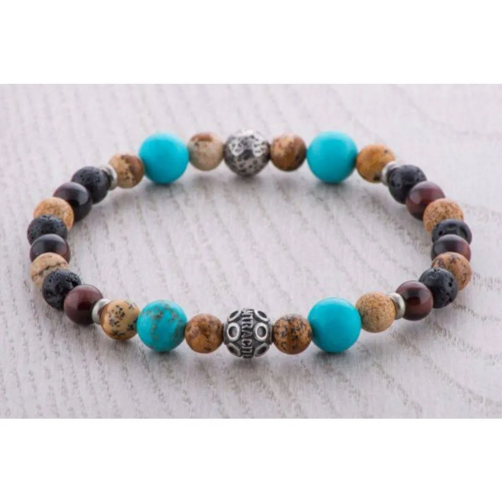 Bracciale Antracite Alexander con Pietre Dure