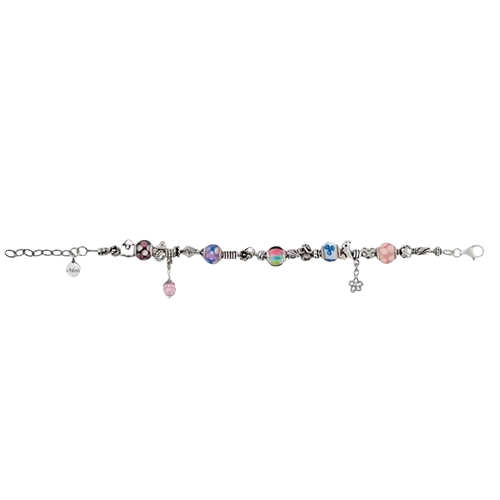 Bracciale Argento Donna bTIME con Charms
