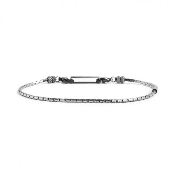 Bracciale Brunito Catena Oval Box 2Mm