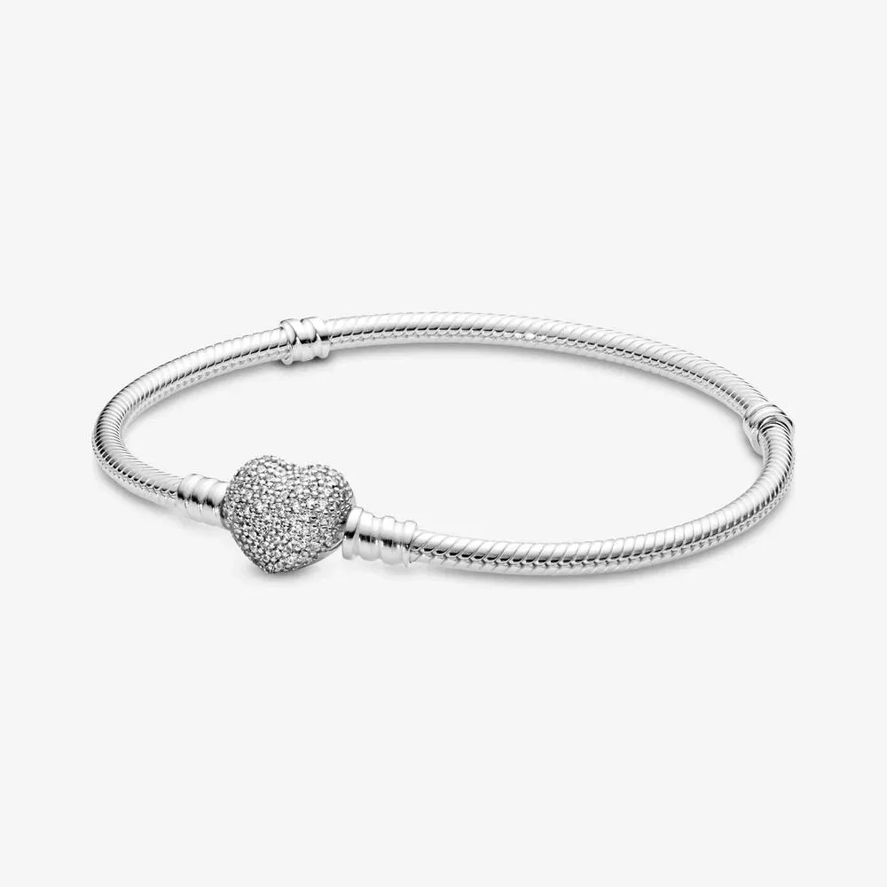 Bracciale Con Chiusura a Cuore - 590727CZ