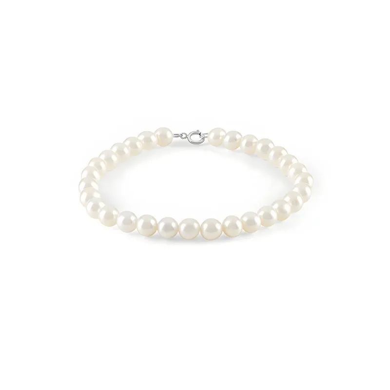 bracciale di perle donna Bliss Bl shangri-la 9kt psj113065 in oro 375 bianco