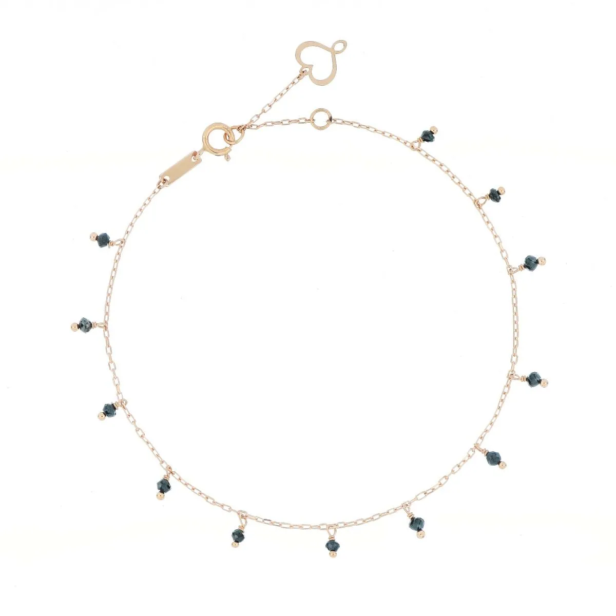 BRACCIALE DIAMANTI NERI brdmn12