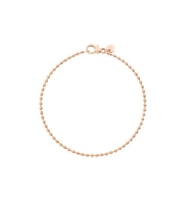 BRACCIALE DODO BOLLICINE ORO ROSA 9 KT DBB8014-BOLLI-0009R-M