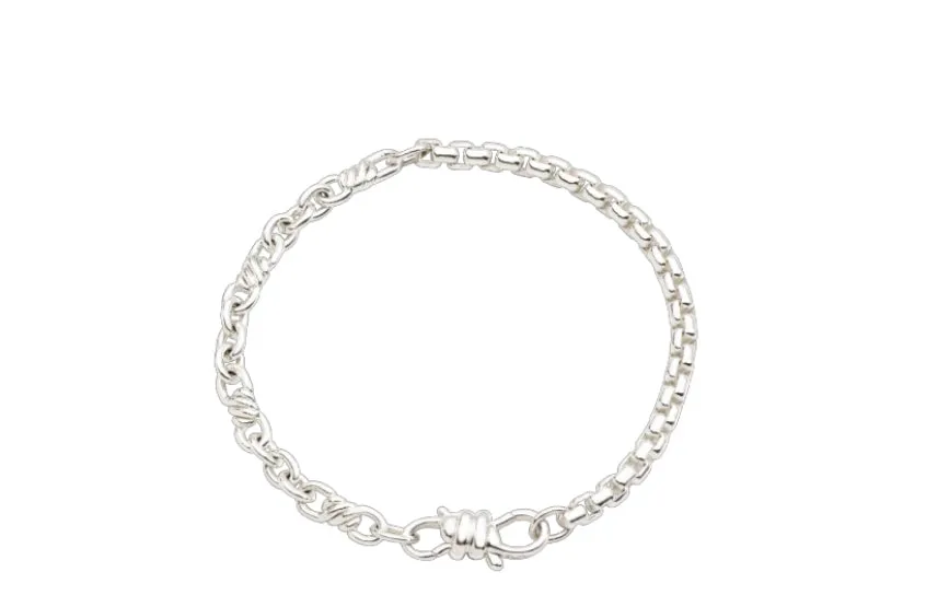 BRACCIALE DODO CON MOSCHETTONE NODO IN ARGENTO 925 DBC2000-KNOT0-000AG-XXL