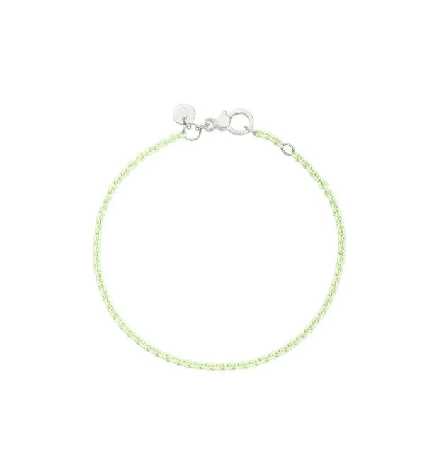 BRACCIALE DODO IN ARGENTO VERDE PASTELLO DB/APV/19/K