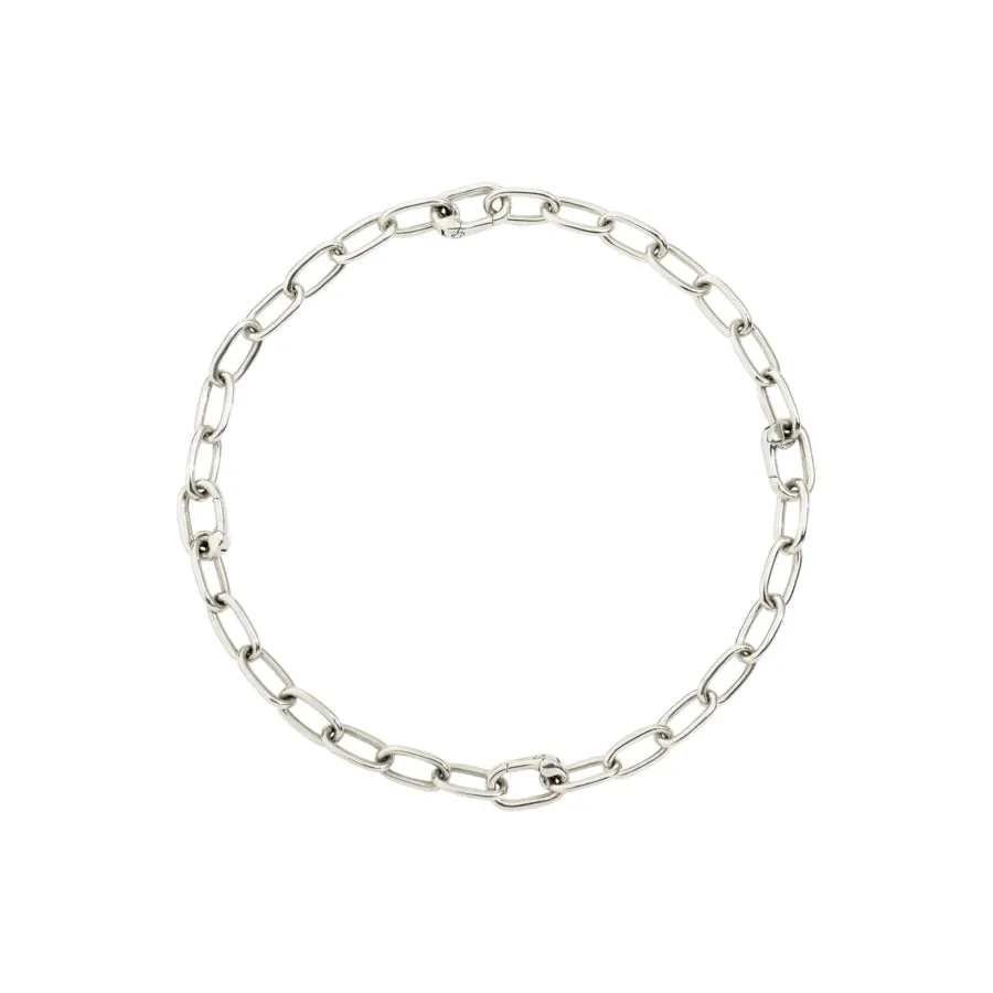 BRACCIALE DODO MAGLIE APRIBILI ESSENTIALS ARGENTO DBC1001-CHAIN-000AG-L