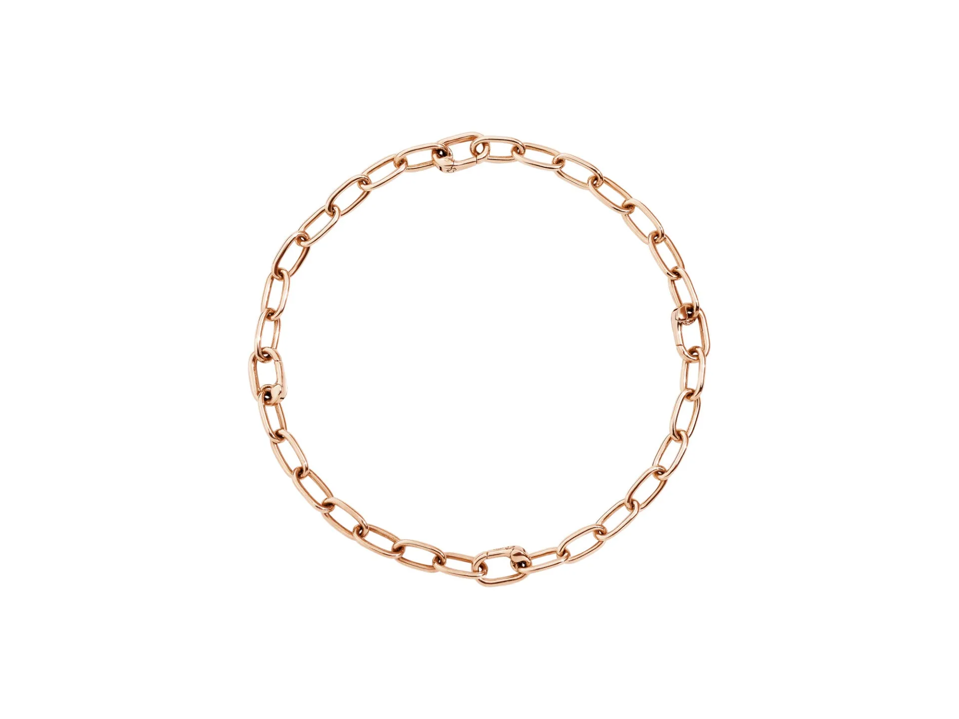 BRACCIALE DODO MAGLIE APRIBILI ESSENTIALS ARGENTO DORATO DBC1001-CHAIN-00RAG-L