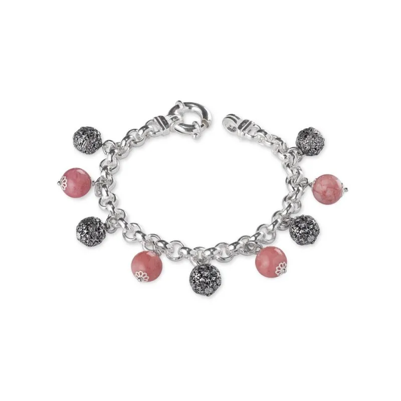 Bracciale donna Gerardo Sacco Pietre e Sinacoli 28016ROS argento