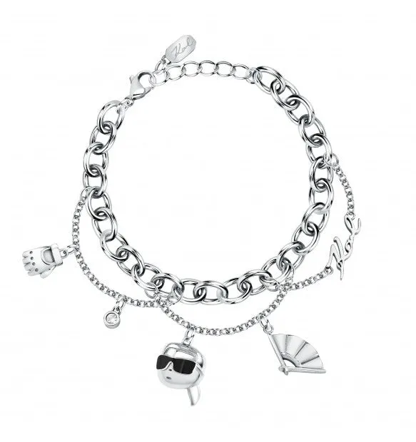 Karl Lagerfeld Bracciale Con Ciondoli