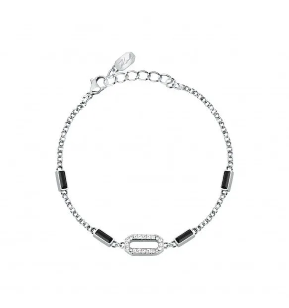 Karl Lagerfeld Bracciale Con Cristalli Baguette