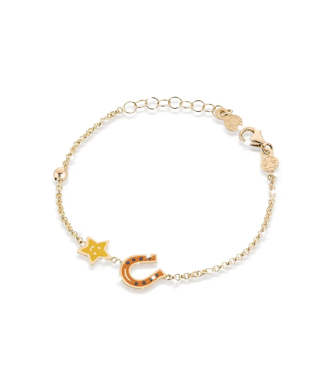 BRACCIALE LE BEBÃ‰ FORTUNA STELLINA E FERRO DI CAVALLO PMG037