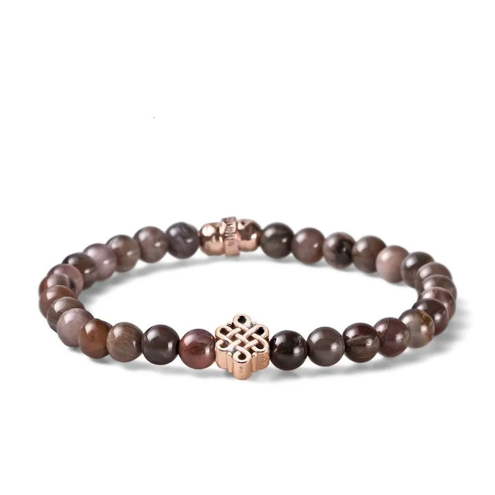 Bracciale Maria Cristina Sterling Etenity legno