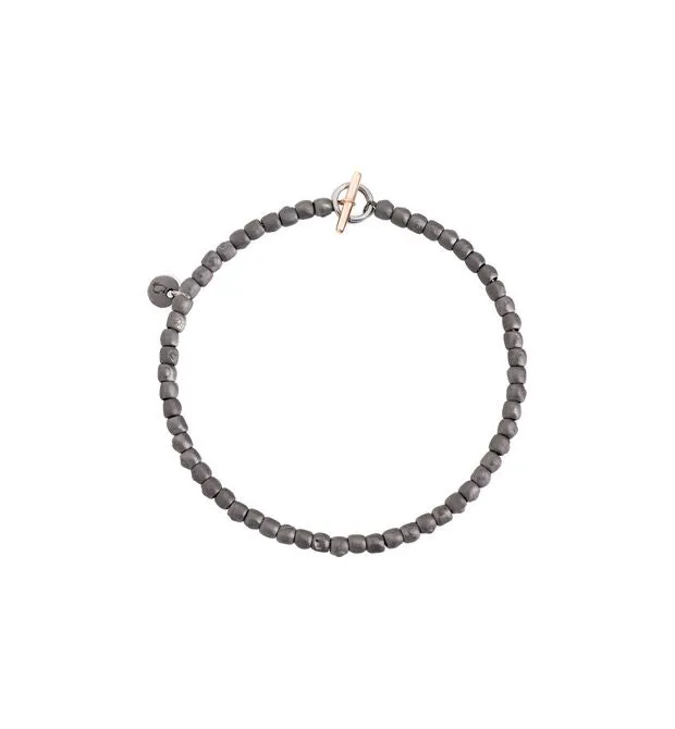 BRACCIALE MINI GRANELLI DODO TITANIO DBC0002-GRANX-GTIMX-S