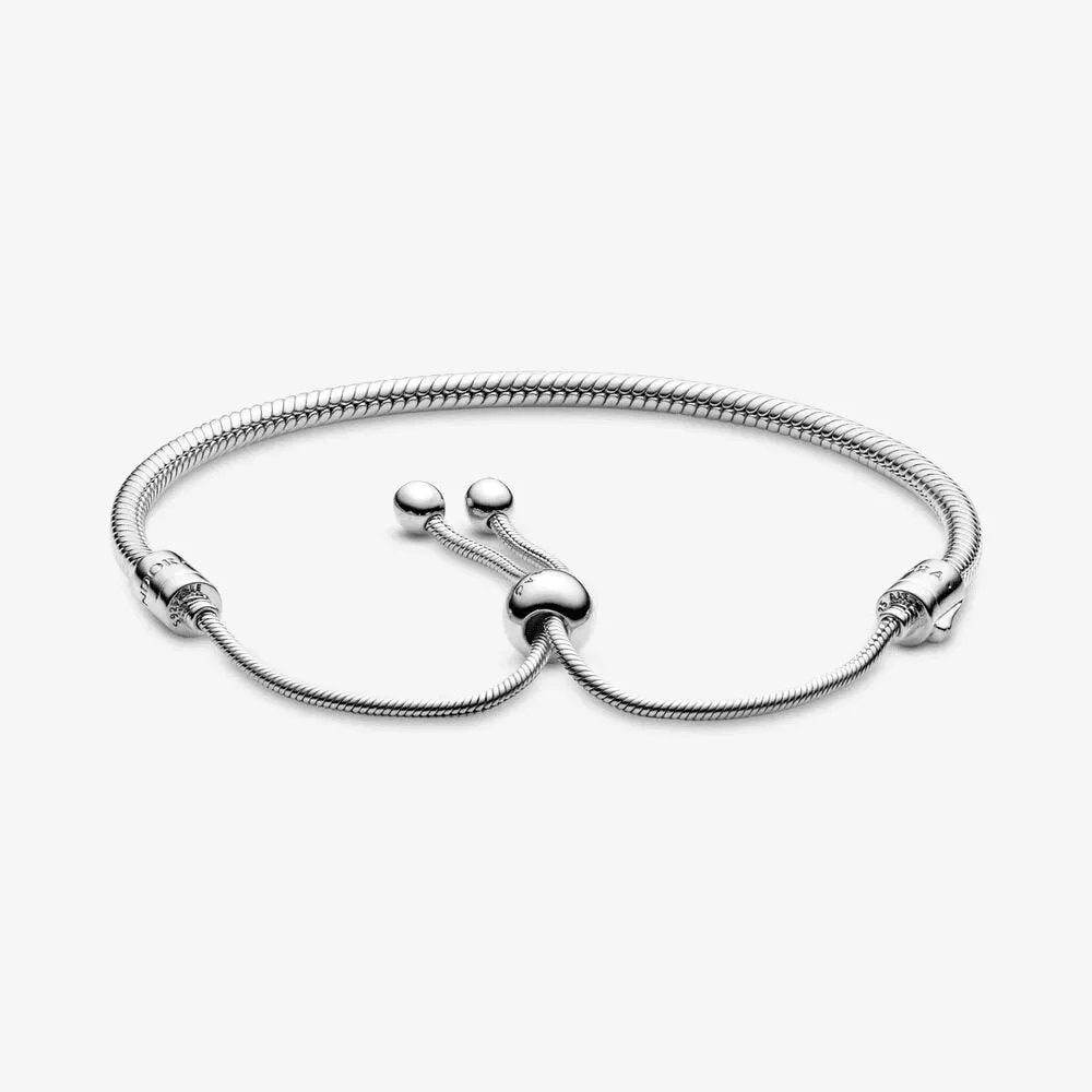 Bracciale In Argento Con Chiusura Scorrevole - 597125CZ