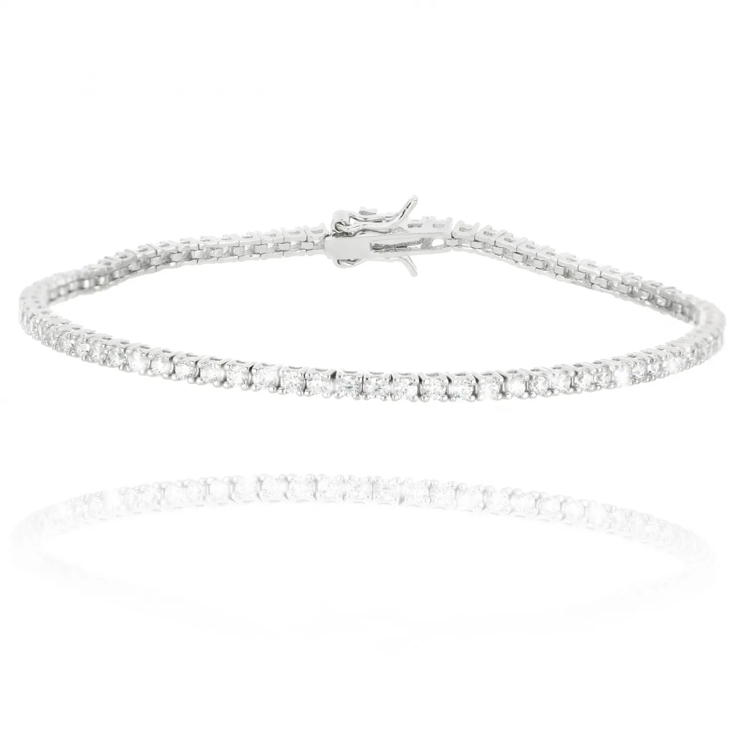 Tennis In Argento 925 20 cm con Zirconi da 2 mm