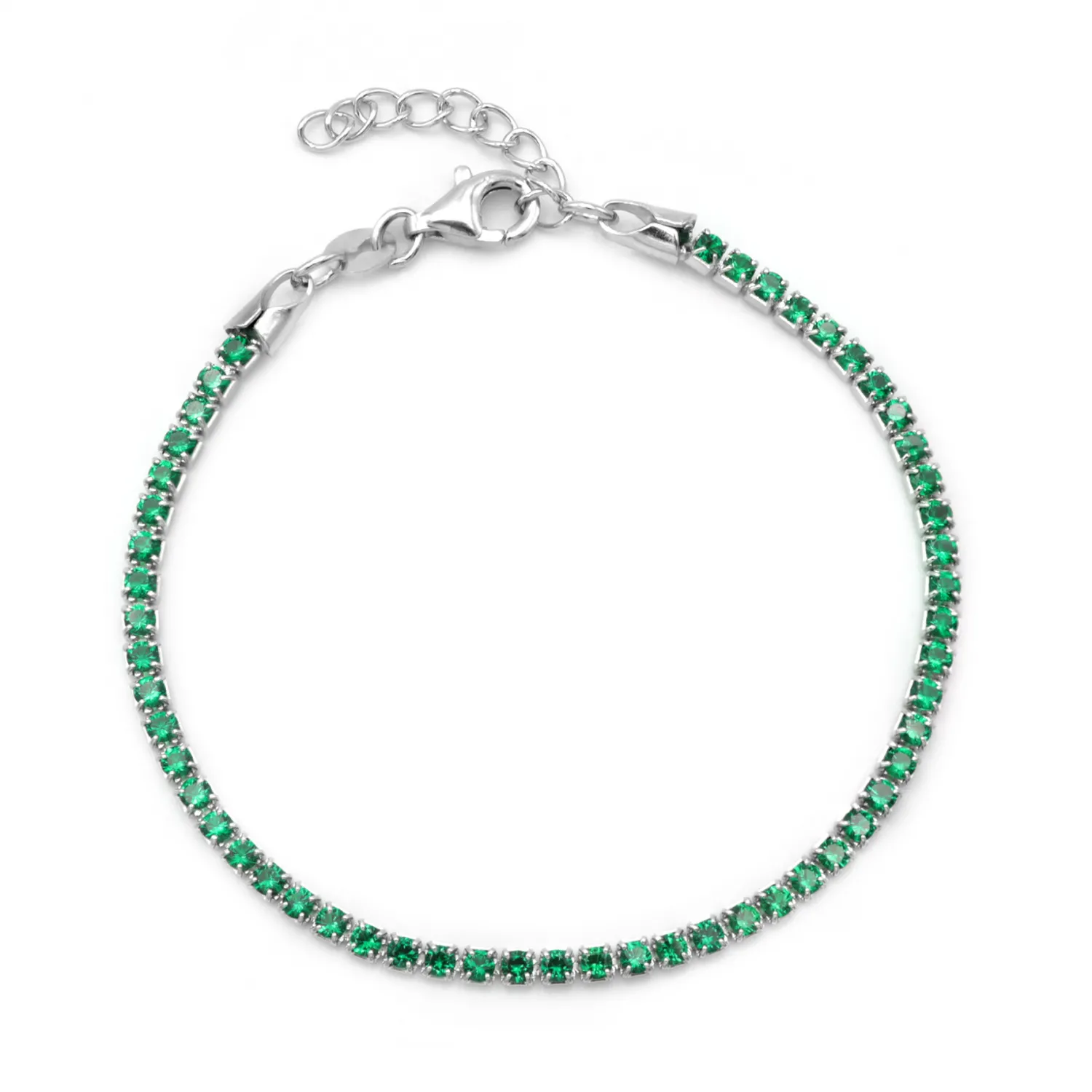 BRACCIALE TENNIS IN ARGENTO 925
