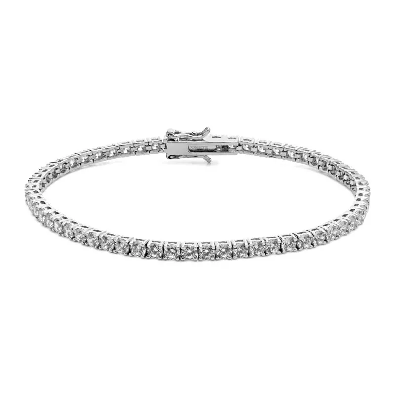 bracciale tennis unisex Comete ubr 987 m20 argento 925 con zirconi