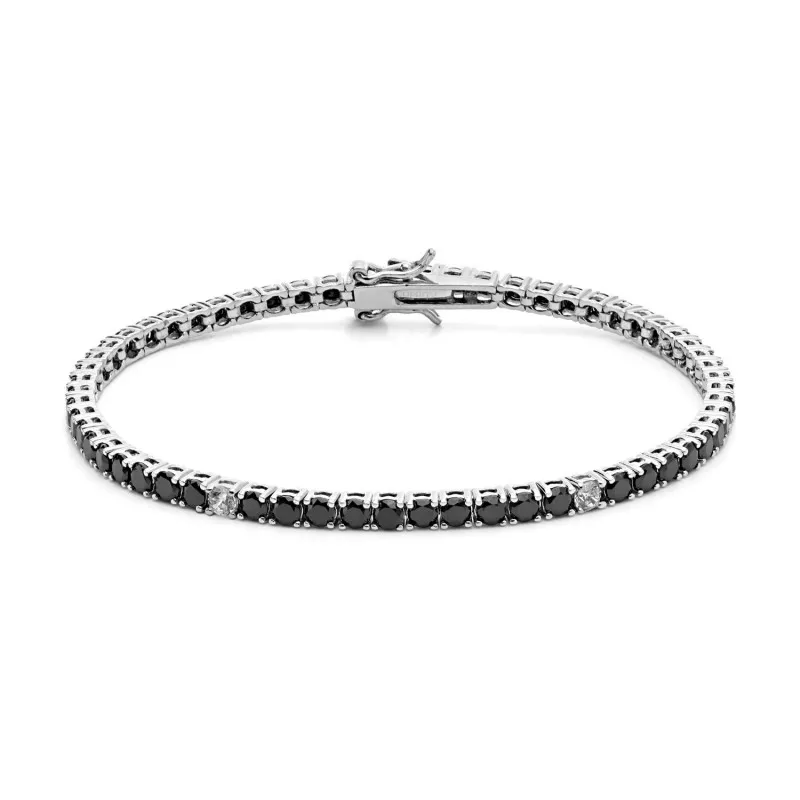 bracciale tennis unisex Comete ubr 990 m19 argento 925 con zirconi