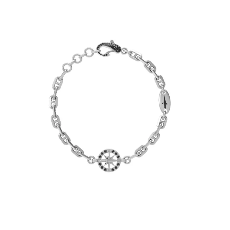 Bracciale Cesare Paciotti uomo rosa dei venti JPBR5064B