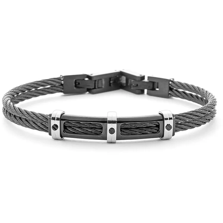 Bracciale uomo Cesare Paciotti gioielli 4US 4ubr6200 in acciaio