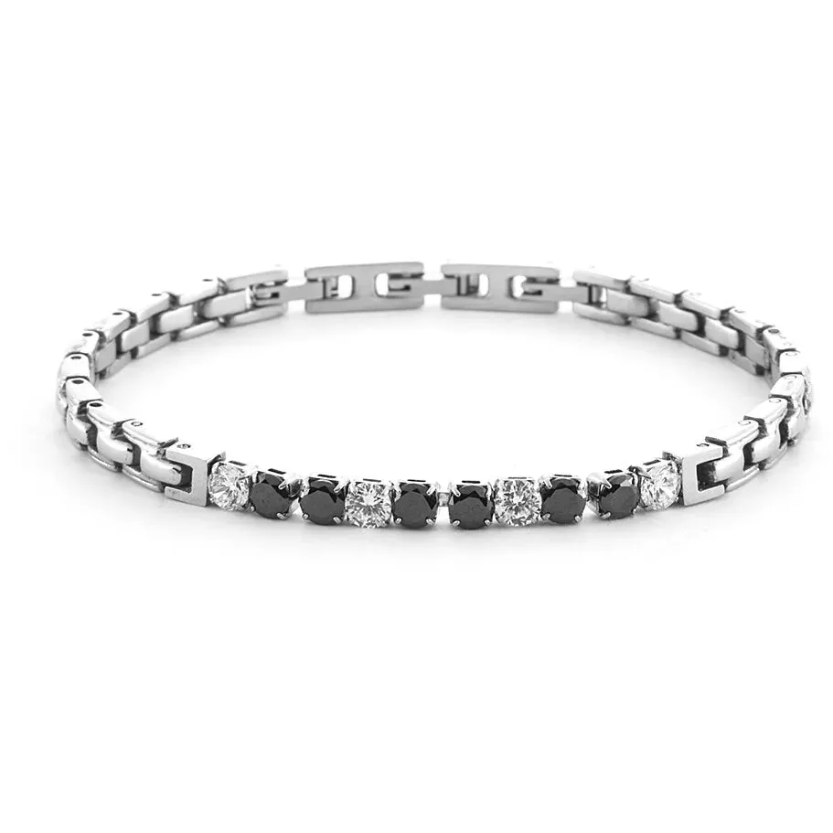 Bracciale uomo gioielli 4US Cesare Paciotti Tennis 4UBR6435