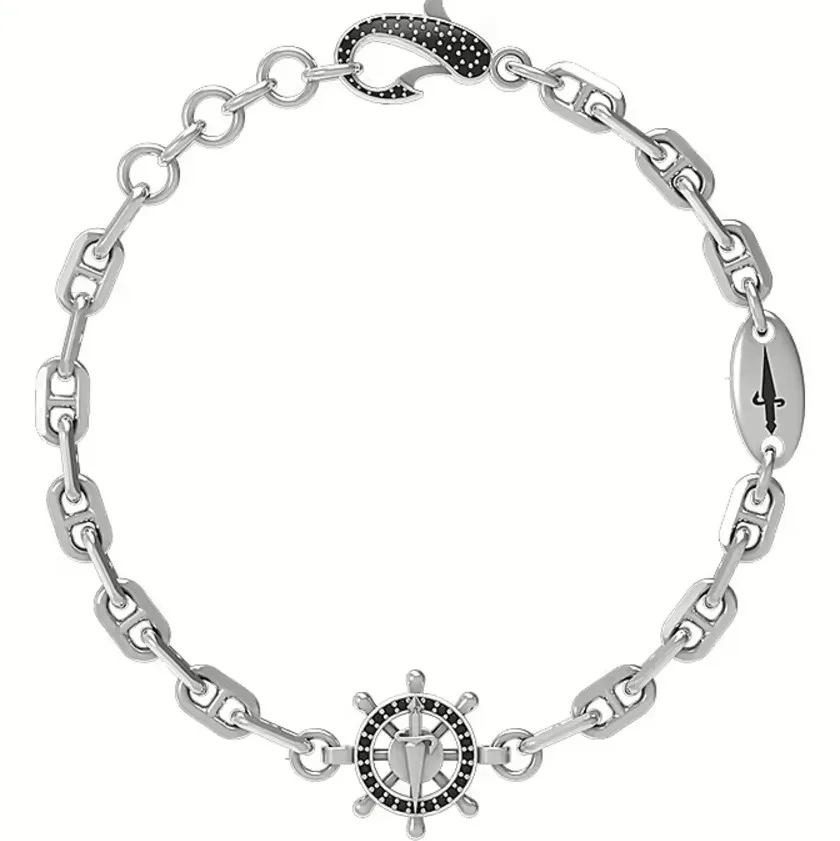 Bracciale Cesare Paciotti uomo timone JPBR5061B