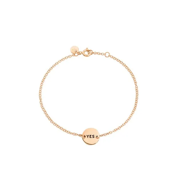 BRACCIALE YES/NO ORO ROSA DODO DB7/9/YESNO/18/K