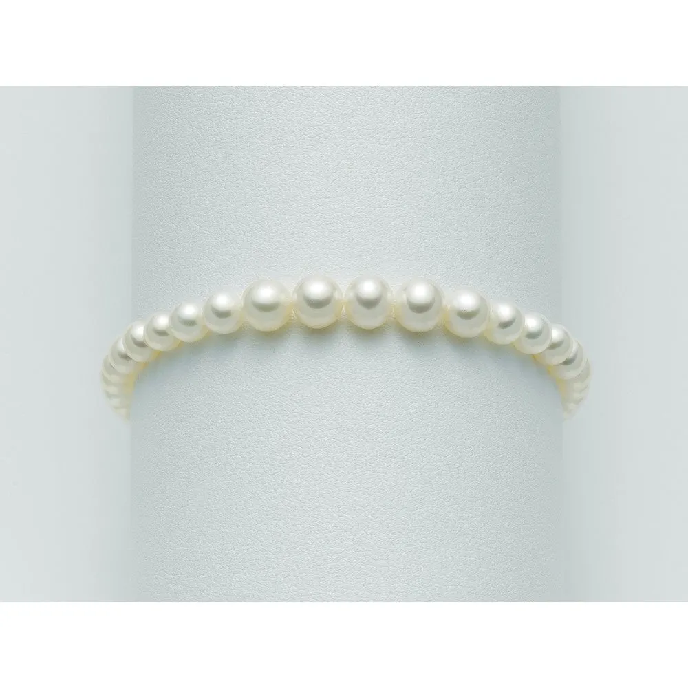Miluna - Bracciale con perle bianche