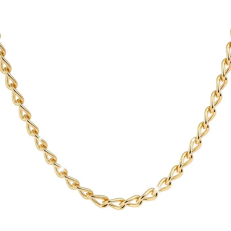 catena Rebecca donna bgukbo04 in bronzo placcato oro