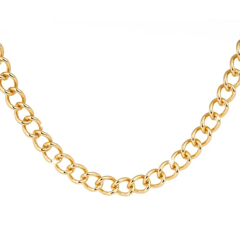 Catena Rebecca in bronzo placcato oro bgukbo06