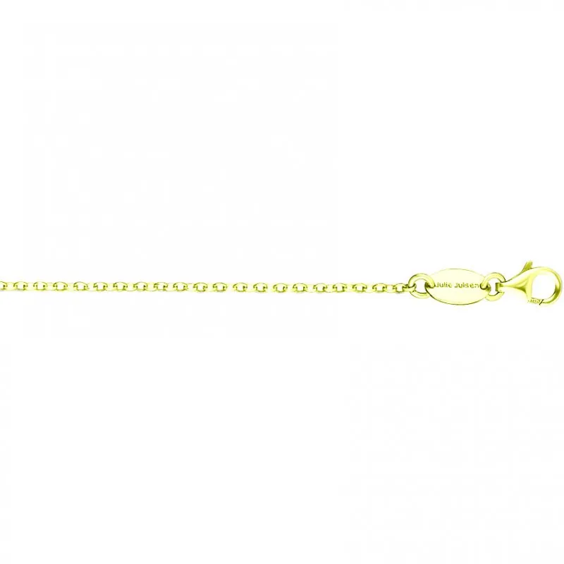 catenina donna Julie Julsen forzatina 70 cm jjfc070yg argento 925