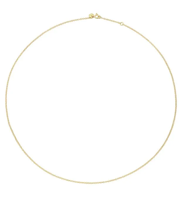 CATENINA ESSENZIALS DODO ORO GIALLO 18 KT DCA8004-CHAIN-000OG-50