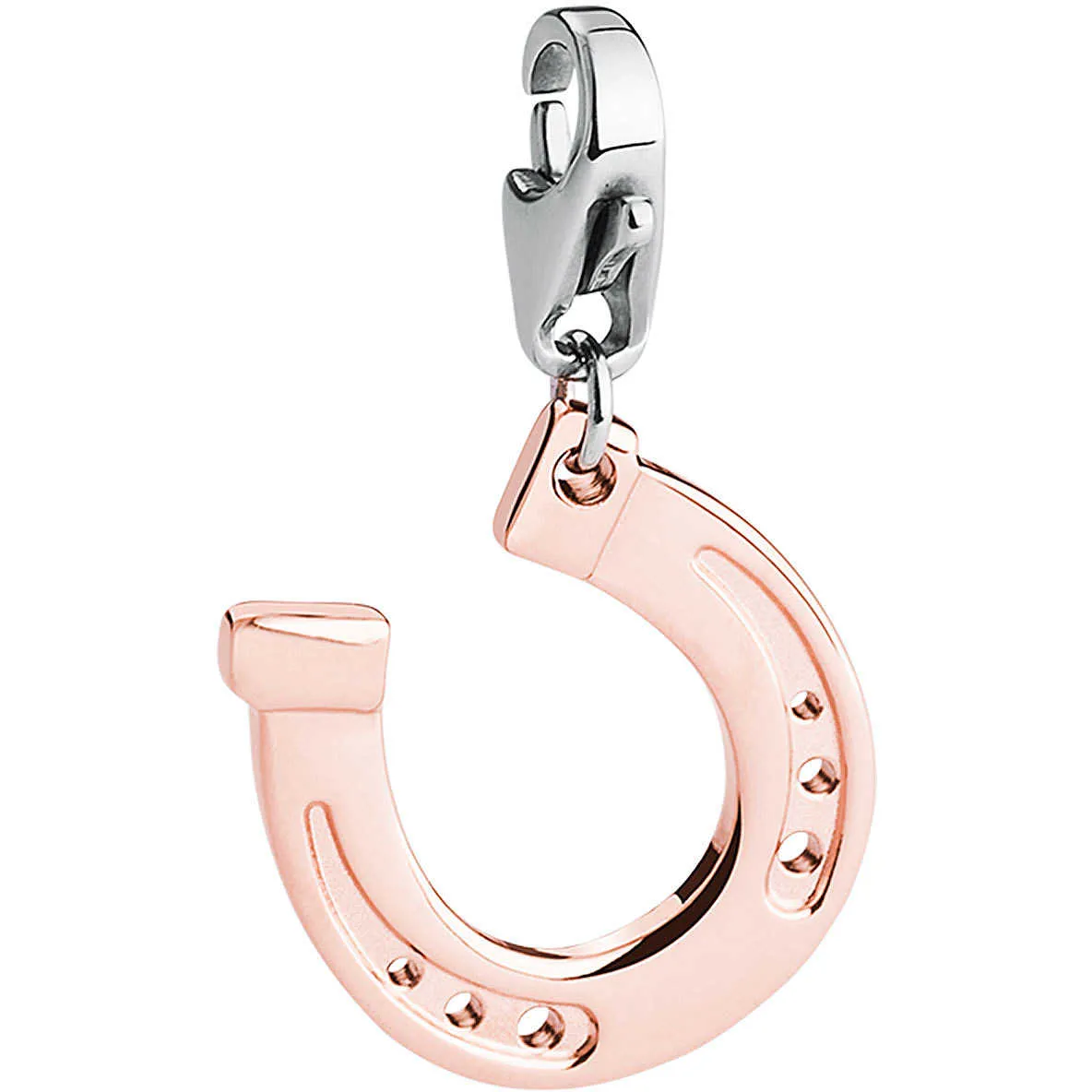 CIONDOLI SAGAPÒ HAPPY PVD ORO ROSA FERRO DI CAVALLO - SHA170