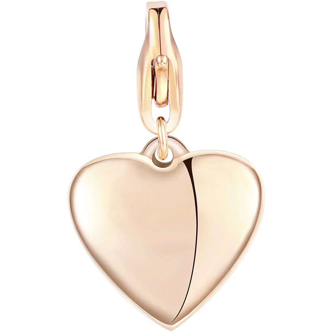 CIONDOLI SAGAPÒ HAPPY CHARM CUORE PVD ORO ROSA - SHA327