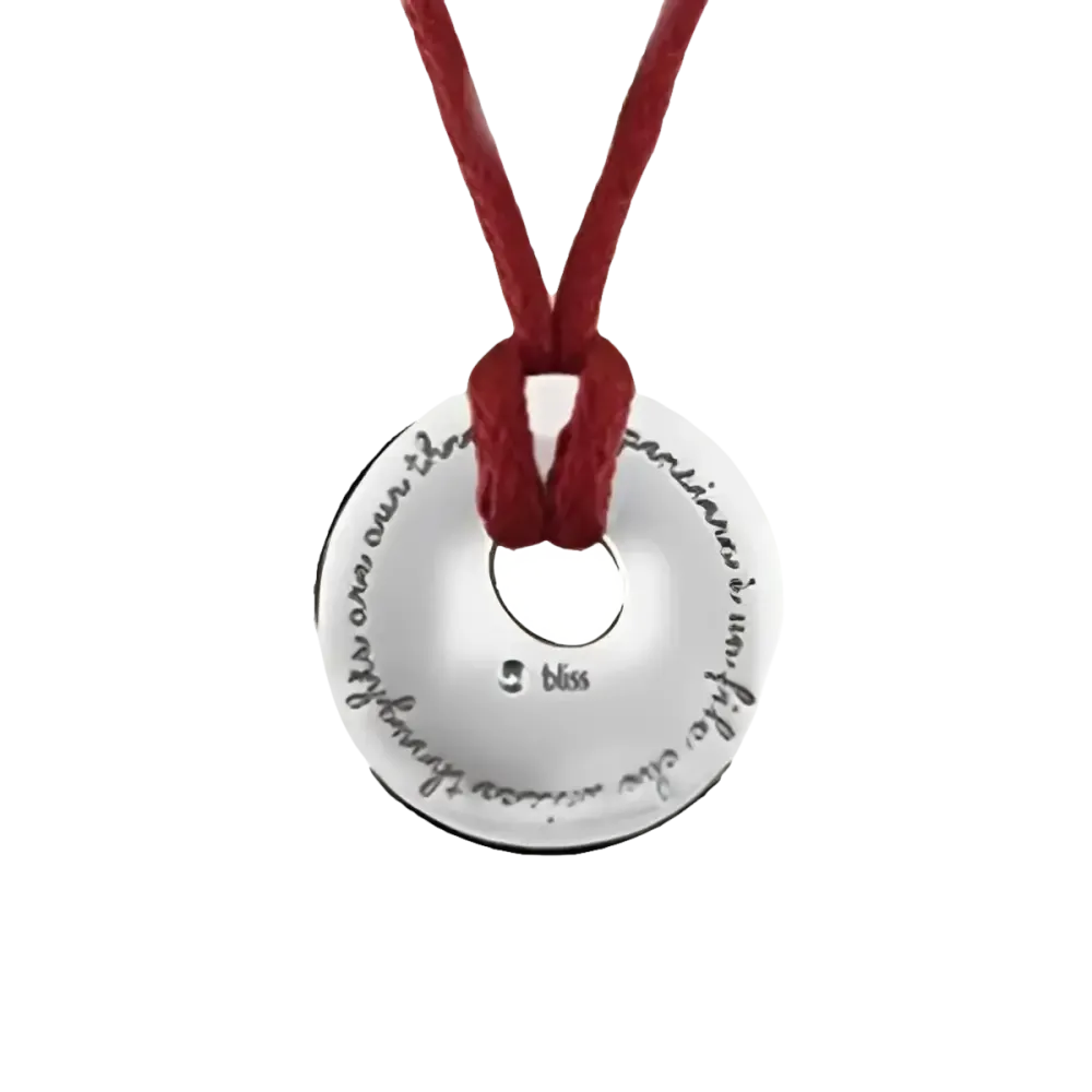 Ciondolo Bliss Argento Fil Rouge con Diamante
