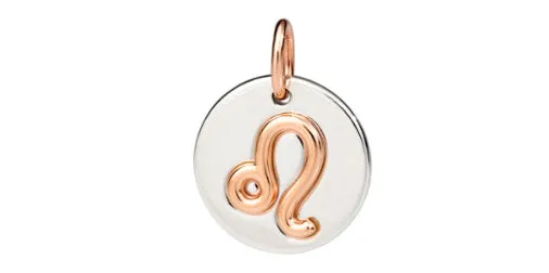 CIONDOLO DODO LEONE ARGENTO E ORO ROSA DMC2015-ZODLE-0009A