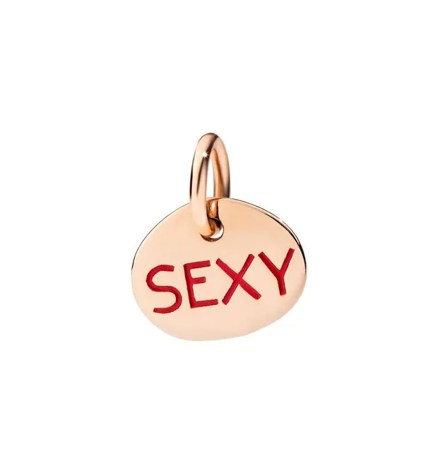 CIONDOLO DODO TAG SEXY ORO ROSA DM6/9/SEXY/RO/K
