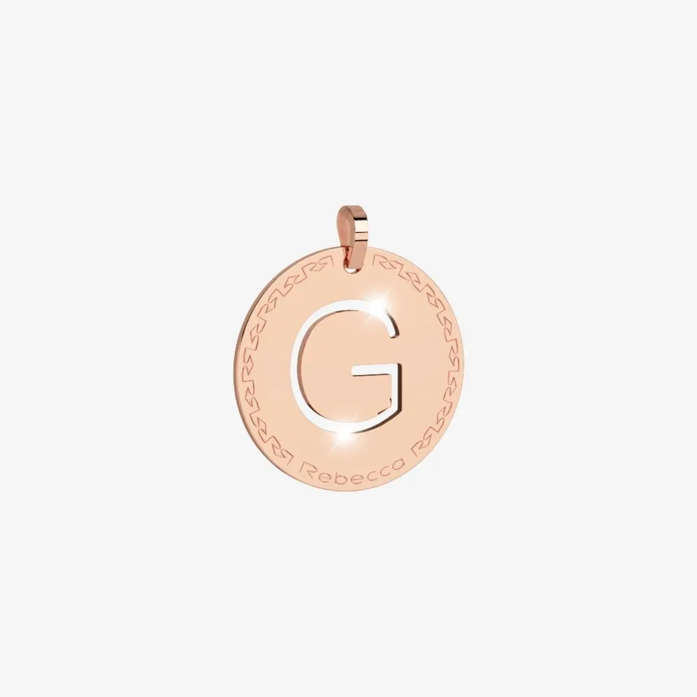 Ciondolo Rebecca Myworld Alphabet Bronzo BWRPRG07